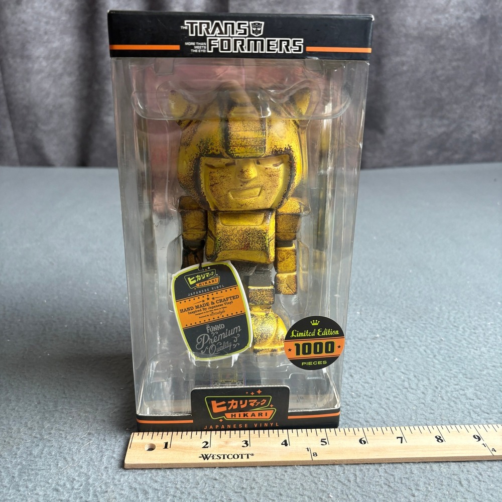 Funko Hikari Transformers Bumblebee Battle Ready Vinyl Figure Exclusive Ltd 1000 - Picture 10 of 11